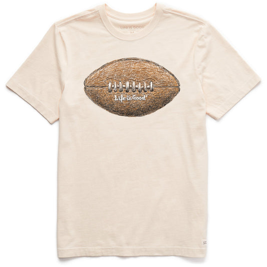 Men's Squiggle Football Short Sleeve Crusher Tee