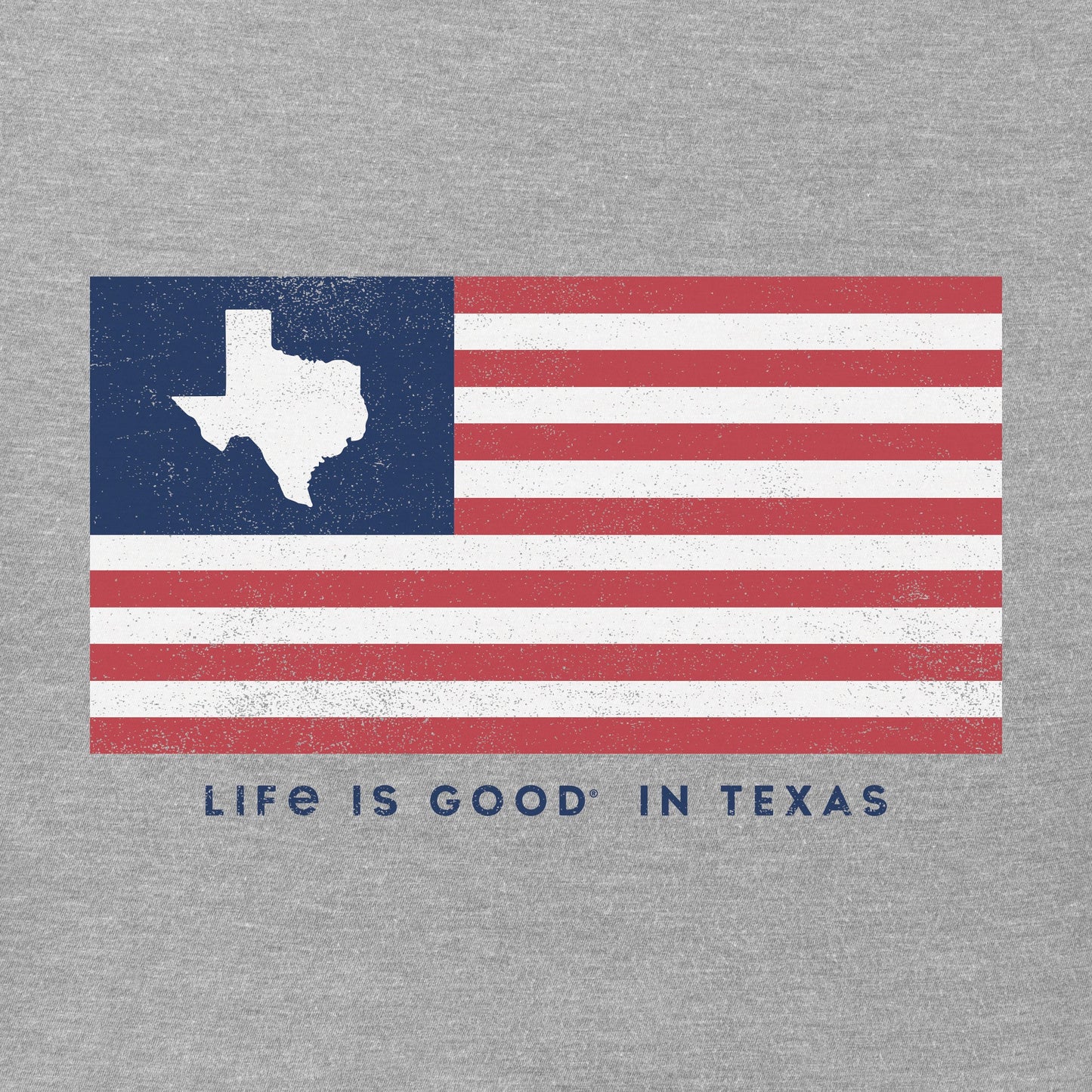 Men's Life is Good in TX Short Sleeve Crusher Tee
