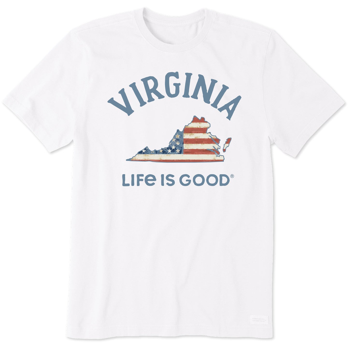 Men's Virginia Arched Flag Short Sleeve Crusher Tee