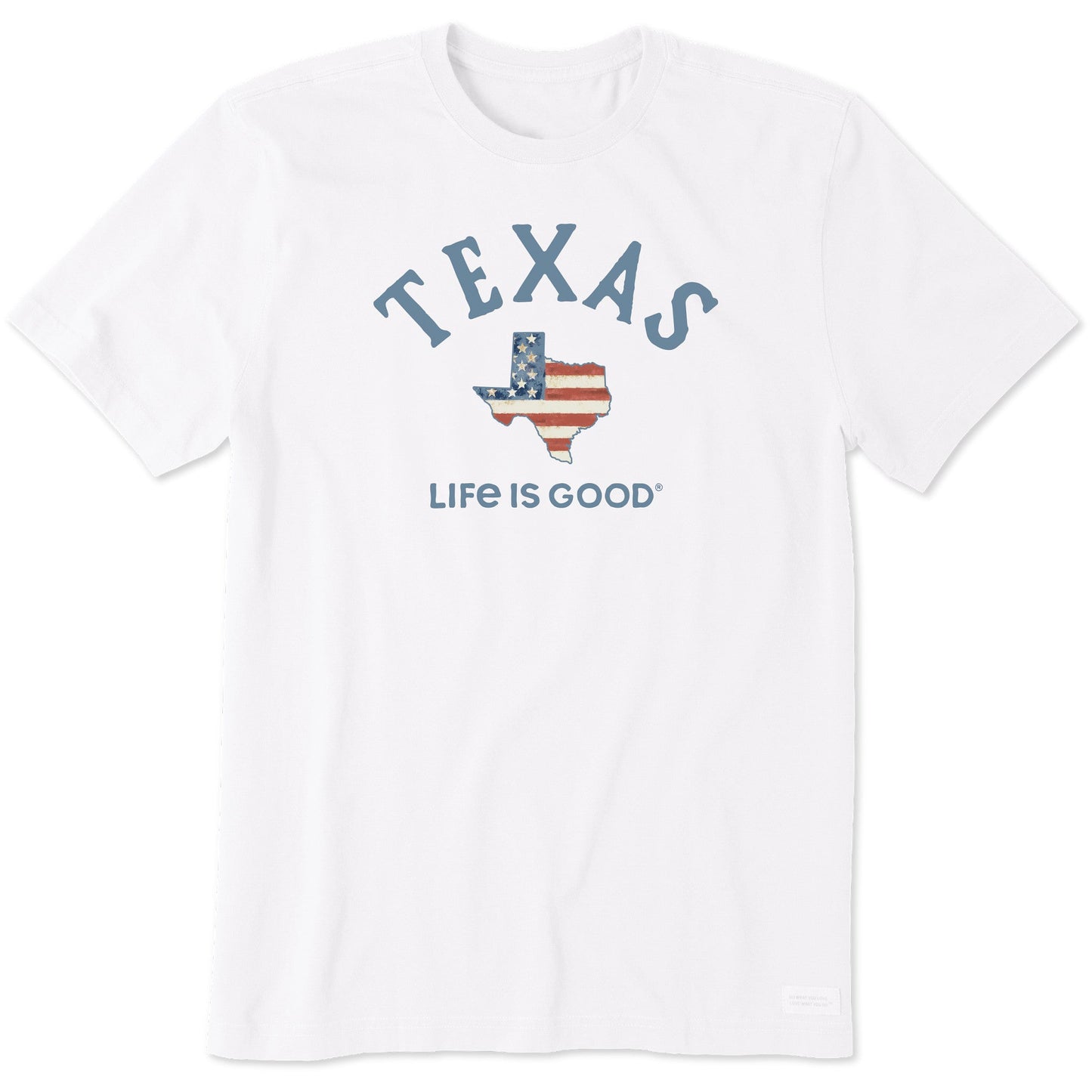 Men's Texas Arched Flag Short Sleeve Crusher Tee