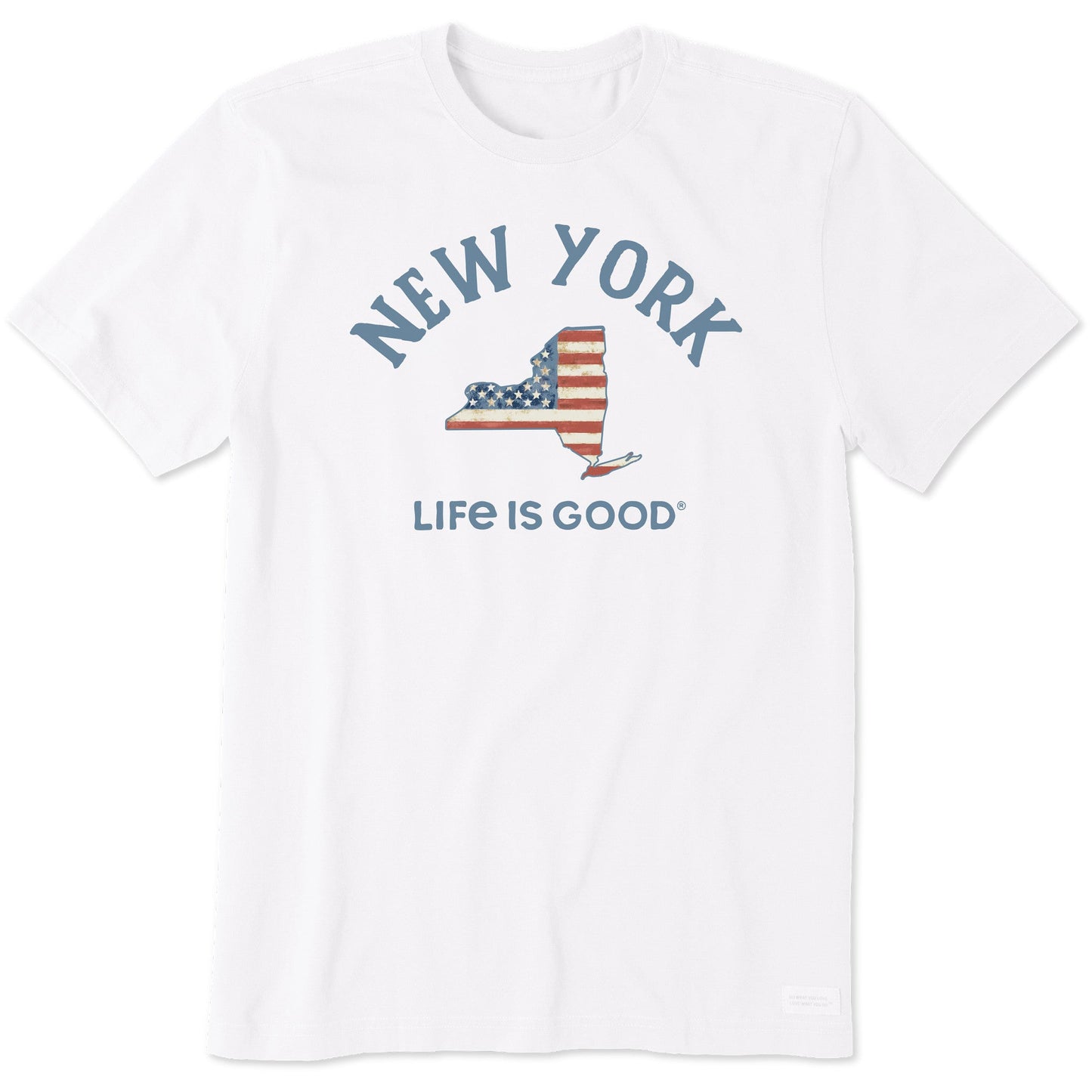 Men's New York Arched Flag Short Sleeve Crusher Tee
