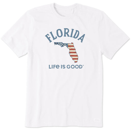 Men's Florida Arched Flag Short Sleeve Crusher Tee