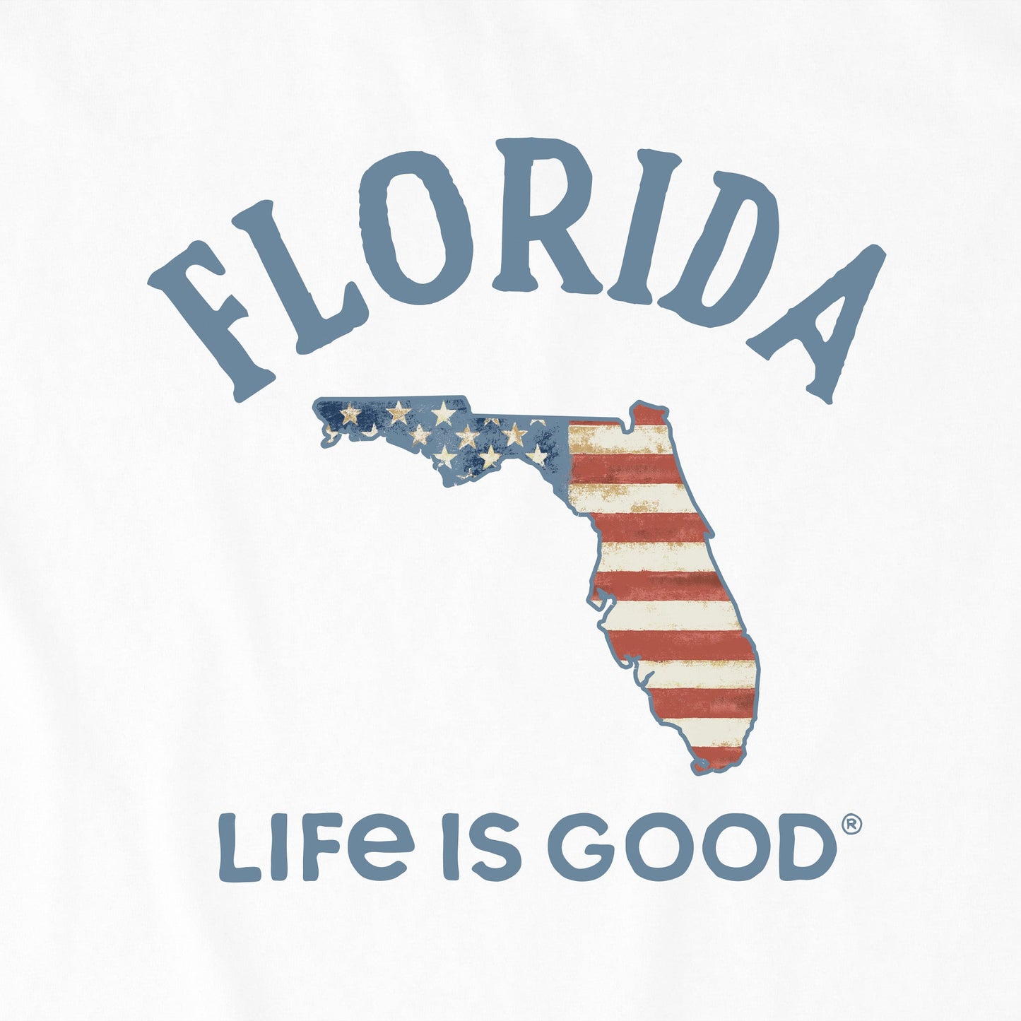 Men's Florida Arched Flag Short Sleeve Crusher Tee
