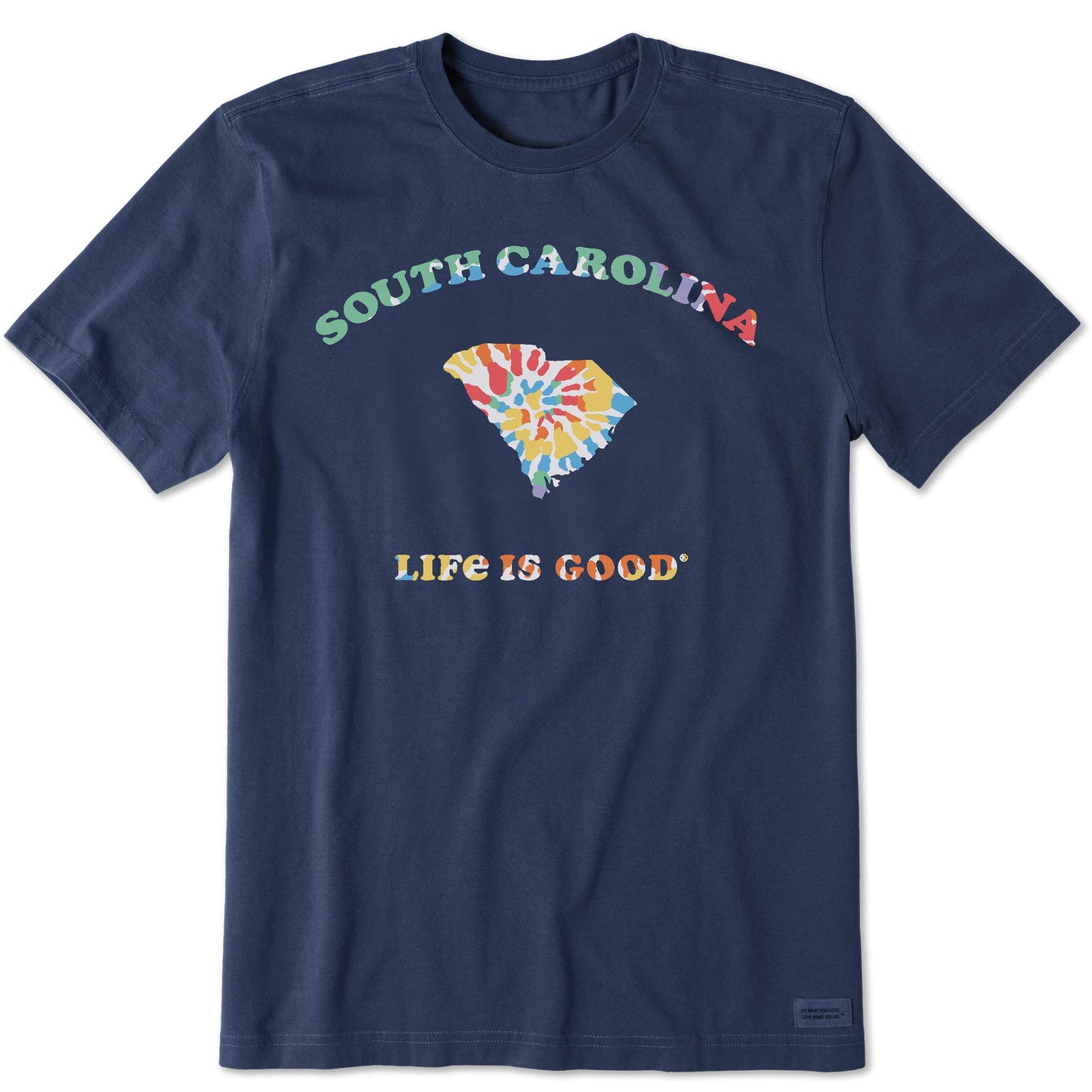Men's Tie Dye South Carolina Short Sleeve Crusher Tee
