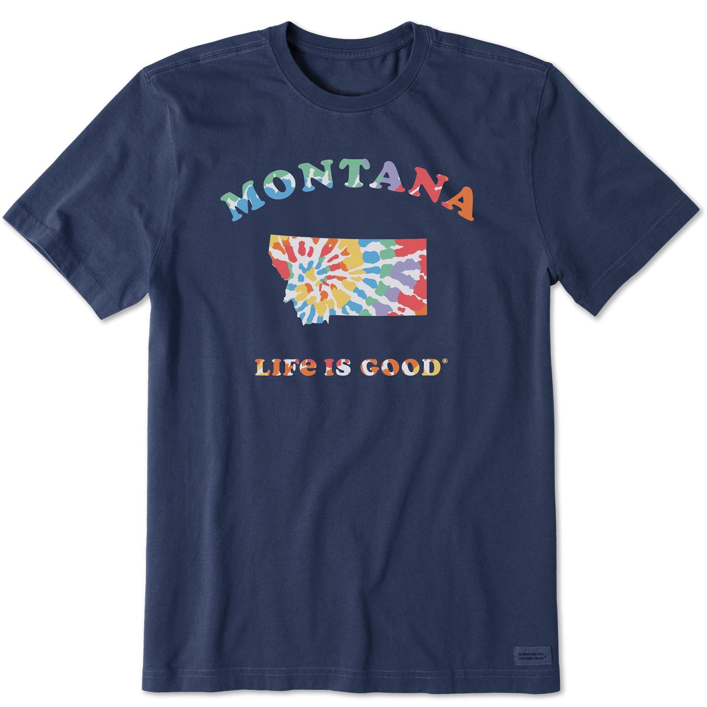 Men's Tie Dye Montana Short Sleeve Crusher Tee