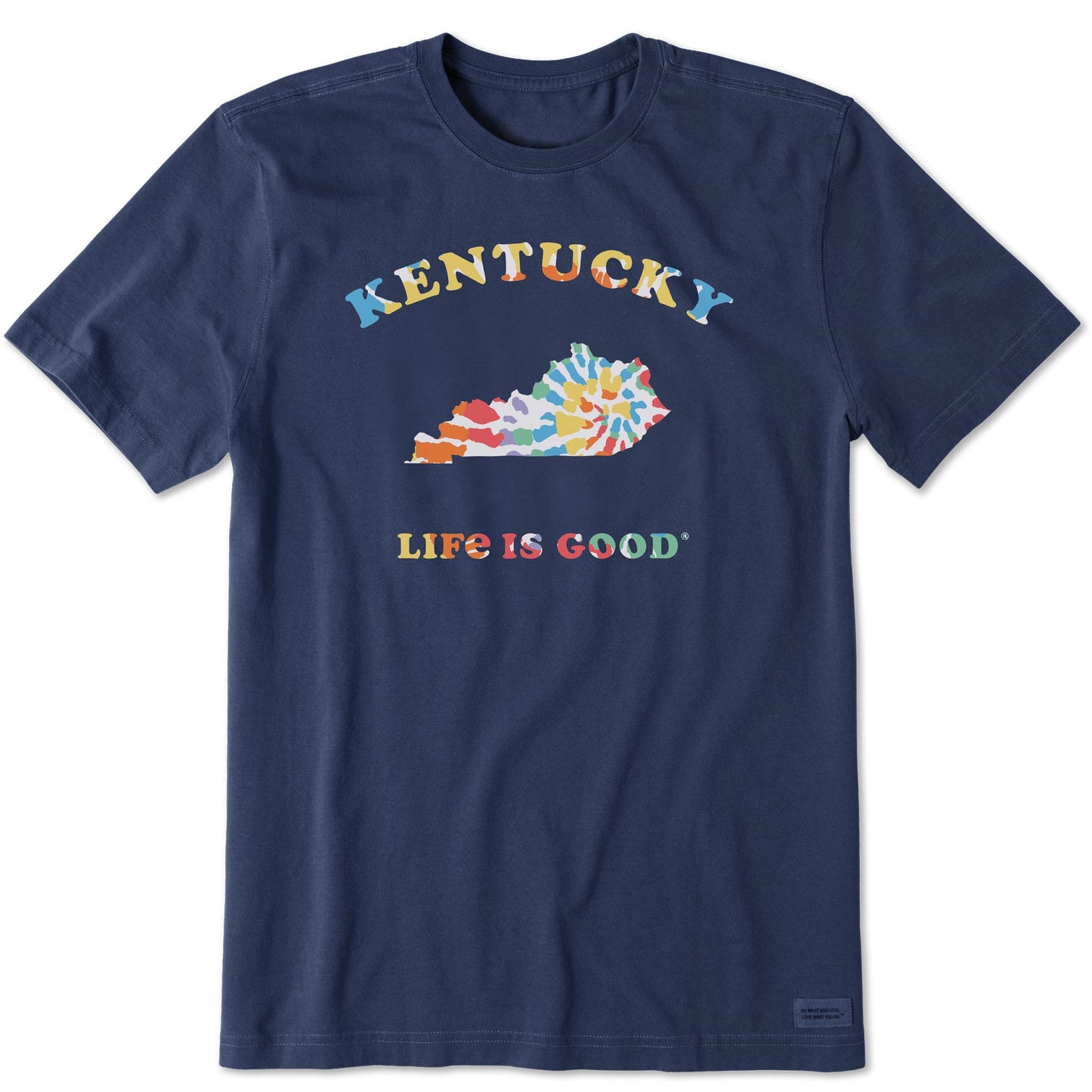 Men's Tie Dye Kentucky Short Sleeve Crusher Tee