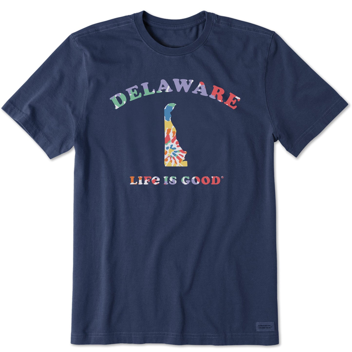 Men's Tie Dye Delaware Short Sleeve Crusher Tee