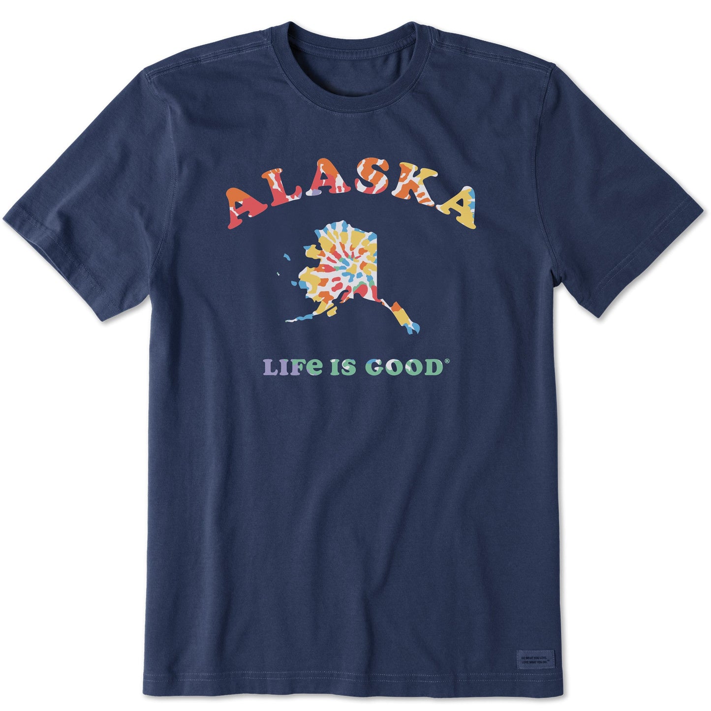 Men's Tie Dye Alaska Short Sleeve Crusher Tee