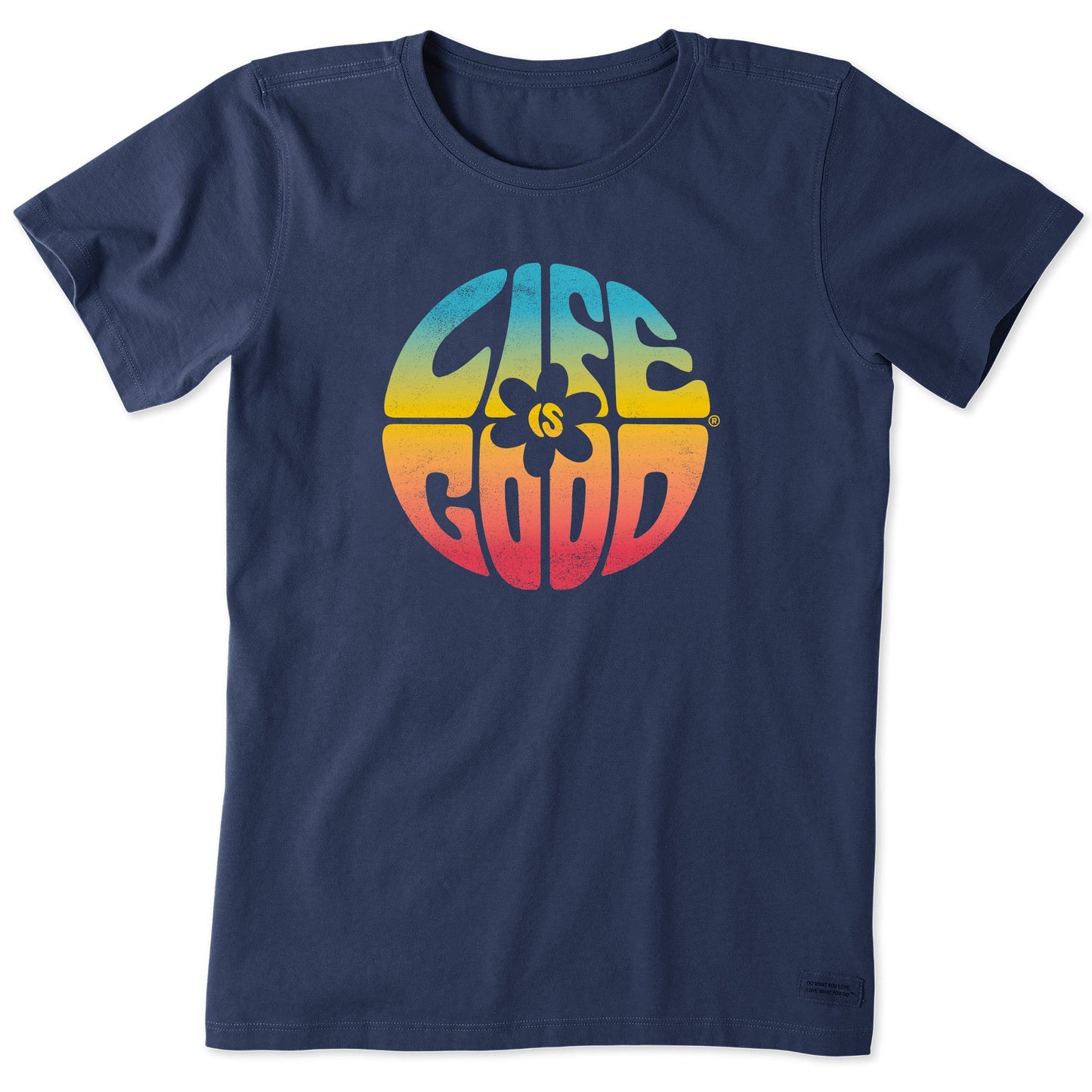 Women's Daisy Circle Psychedelic Short Sleeve Tee