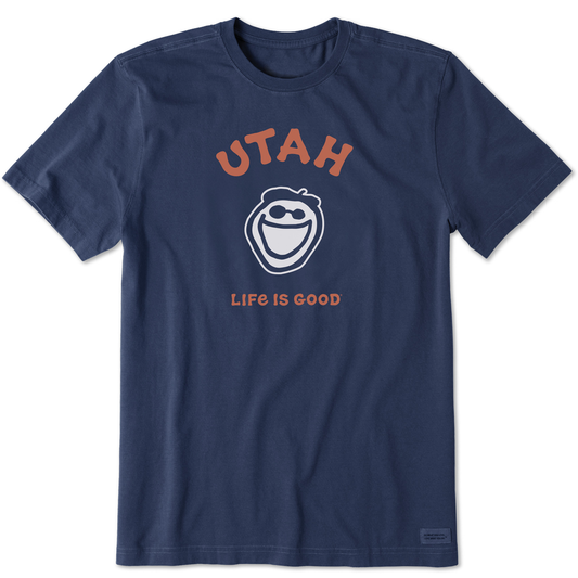 Men's Jake Utah Short Sleeve Crusher Tee