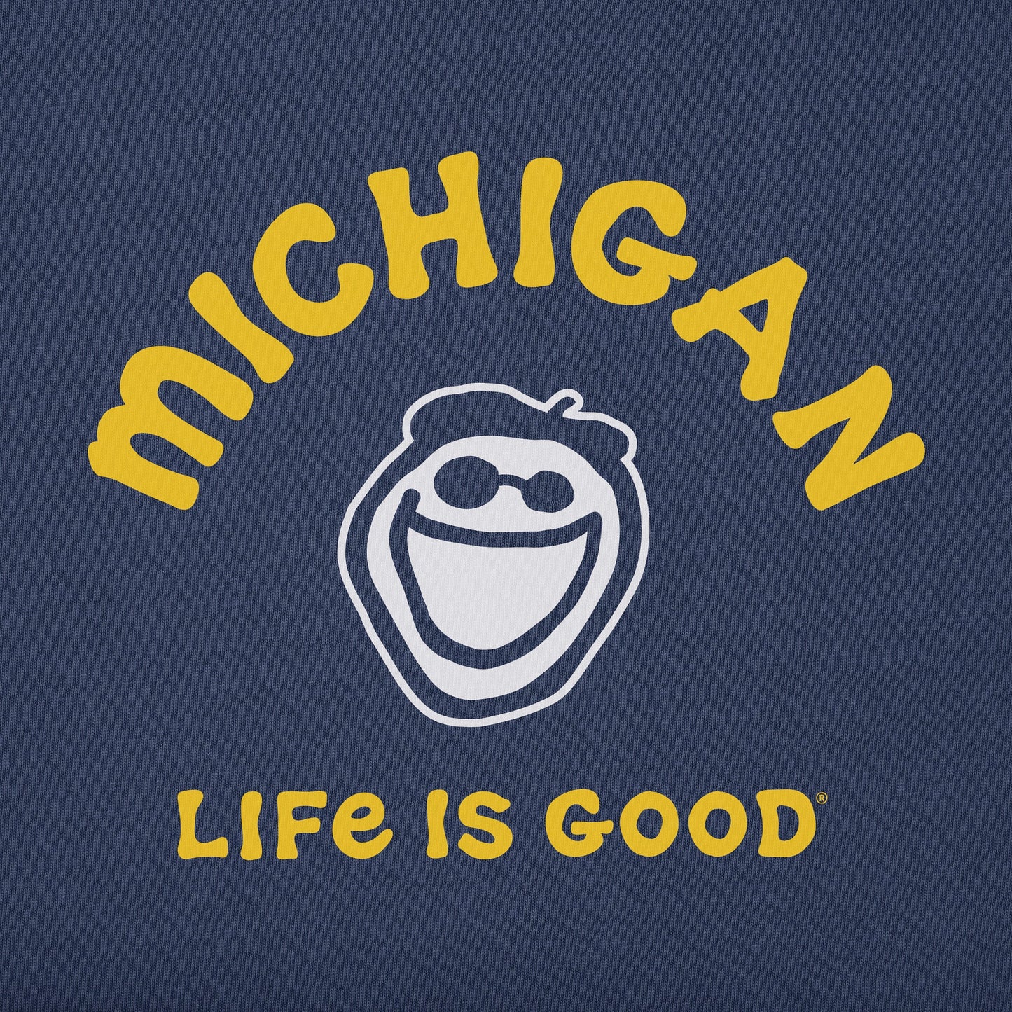 Men's Jake Michigan Short Sleeve Crusher Tee