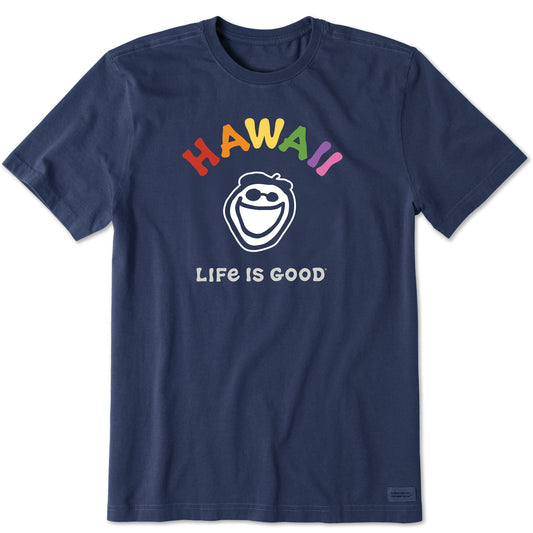 Men's Jake Hawaii Short Sleeve Crusher Tee