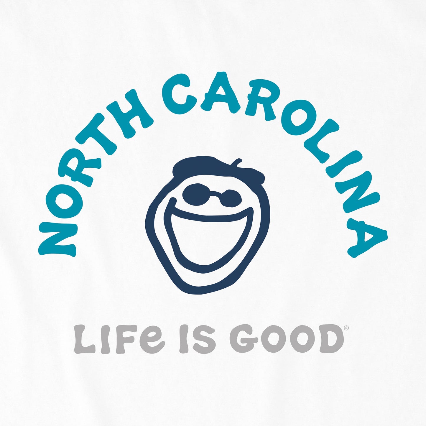 Men's Jake North Carolina Short Sleeve Crusher Tee