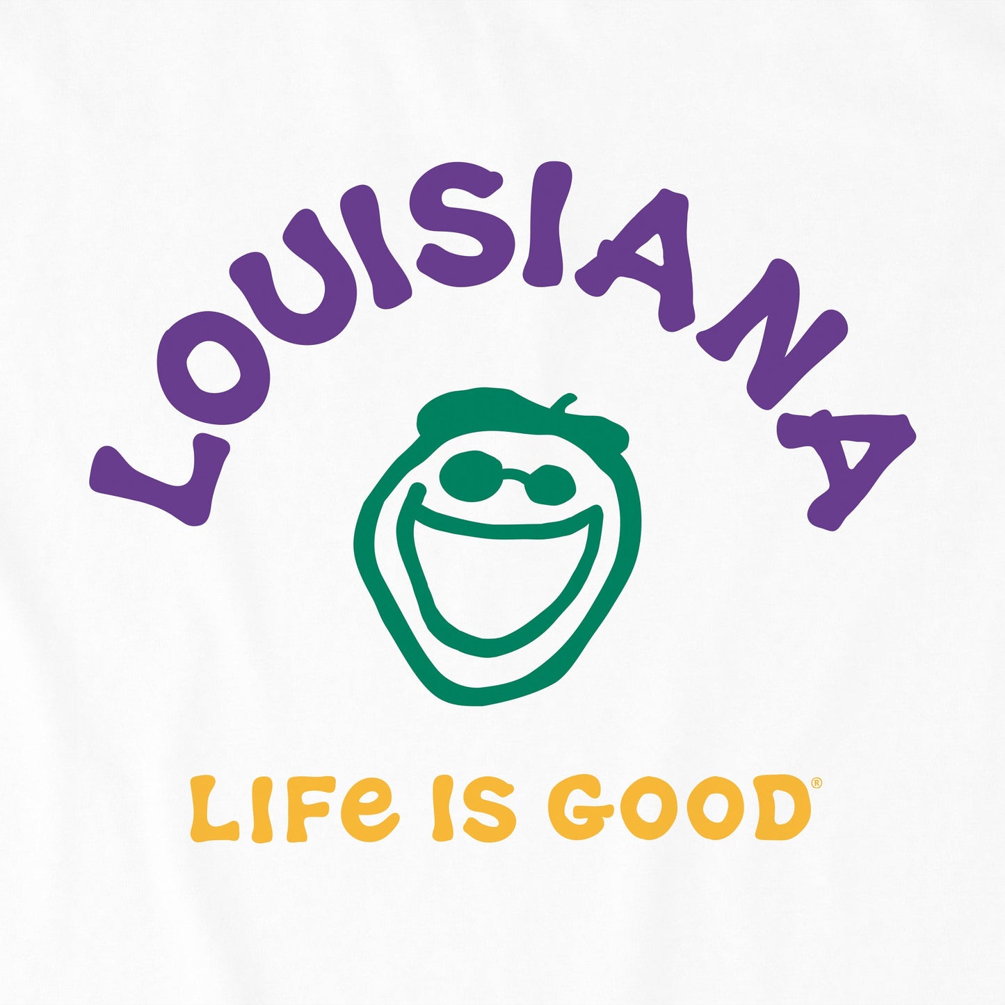 Men's Jake Louisiana Short Sleeve Crusher Tee