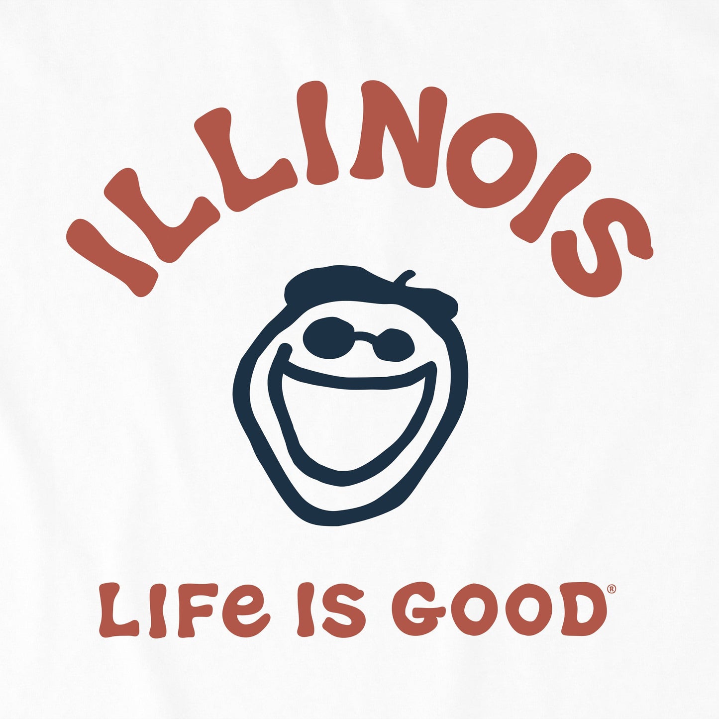 Men's Jake Illinois Short Sleeve Crusher Tee