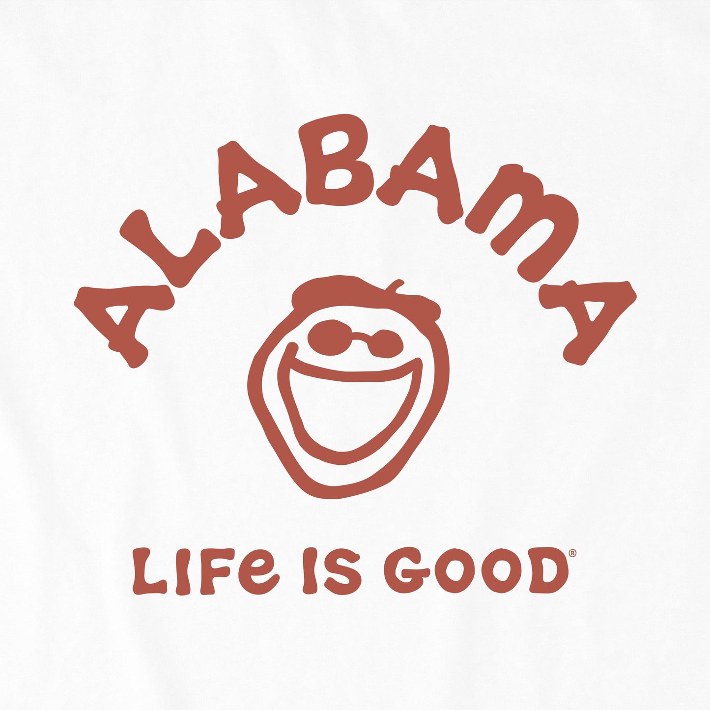 Men's Jake Alabama Short Sleeve Crusher Tee