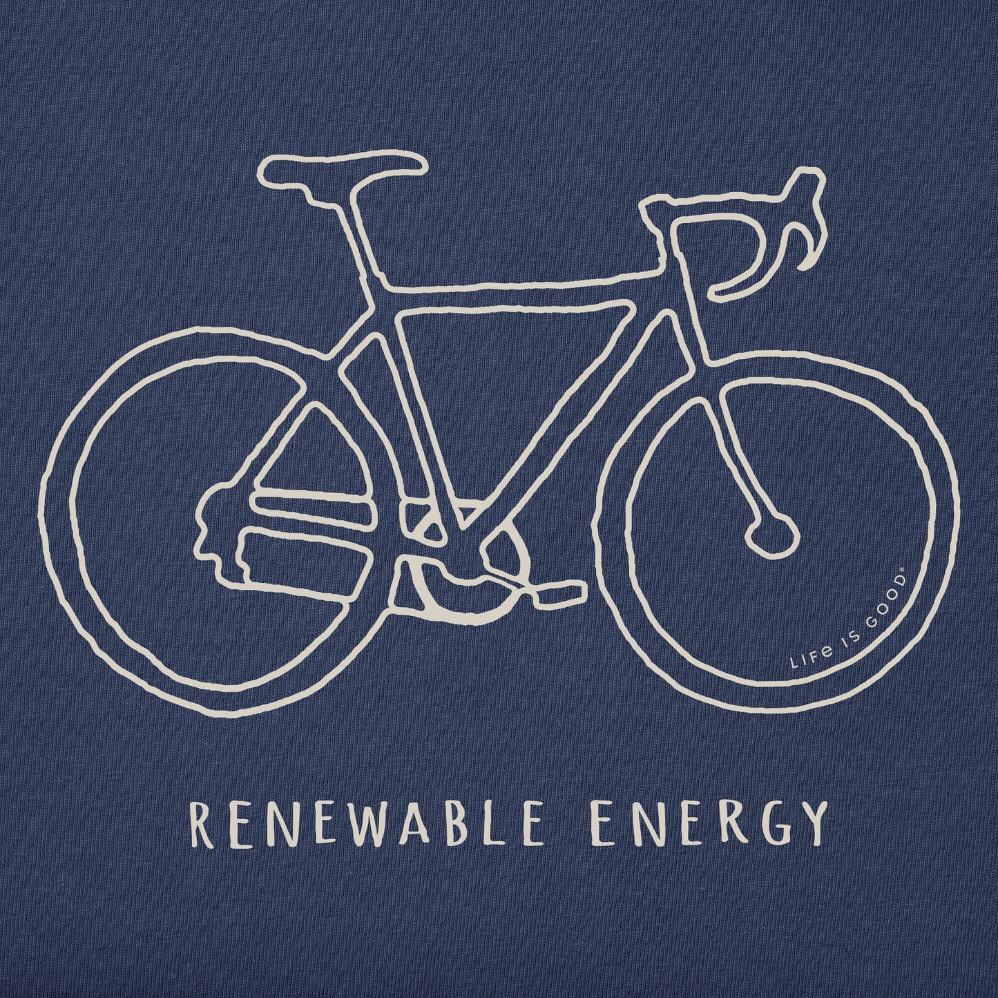 Men's Renewable Energy Bike Short Sleeve Tee