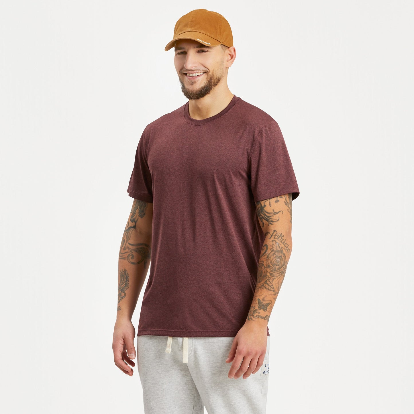 Men's Solid Active Tee