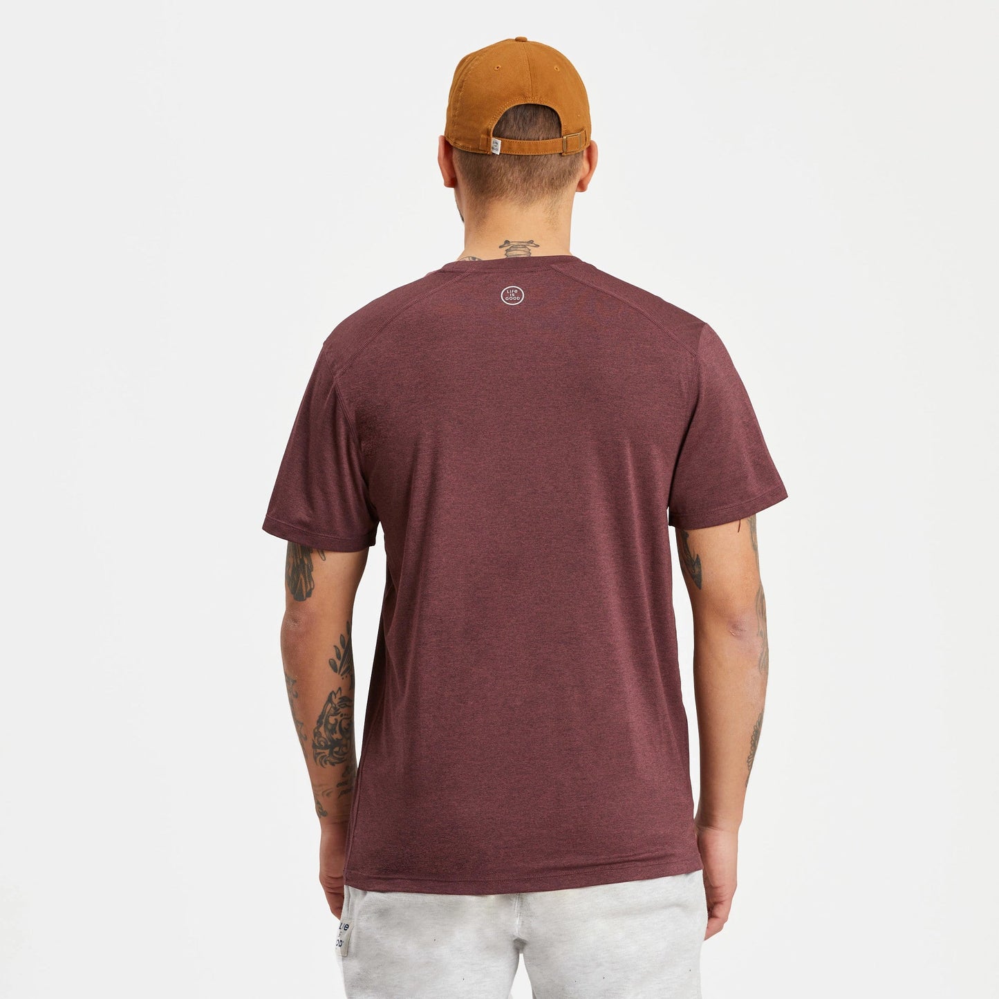 Men's Solid Active Tee