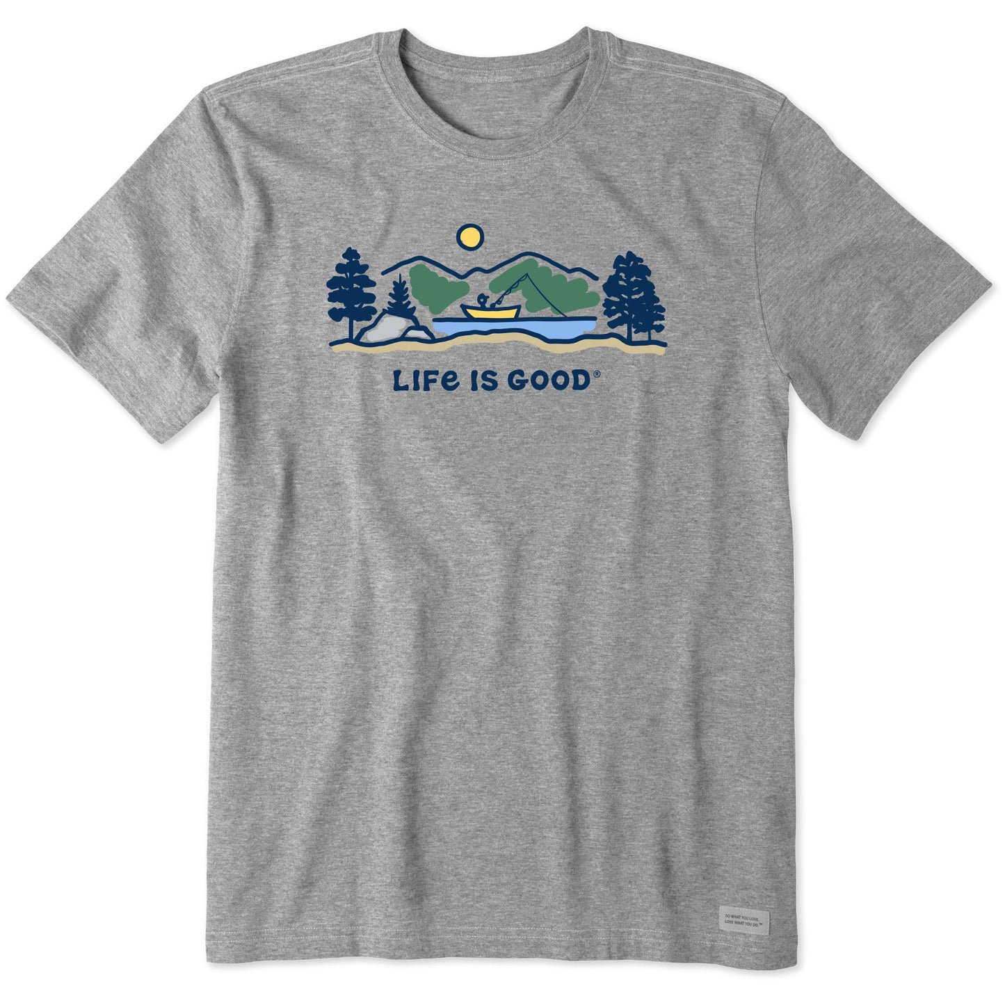 Men's Lake Fishing Vista Short Sleeve Tee