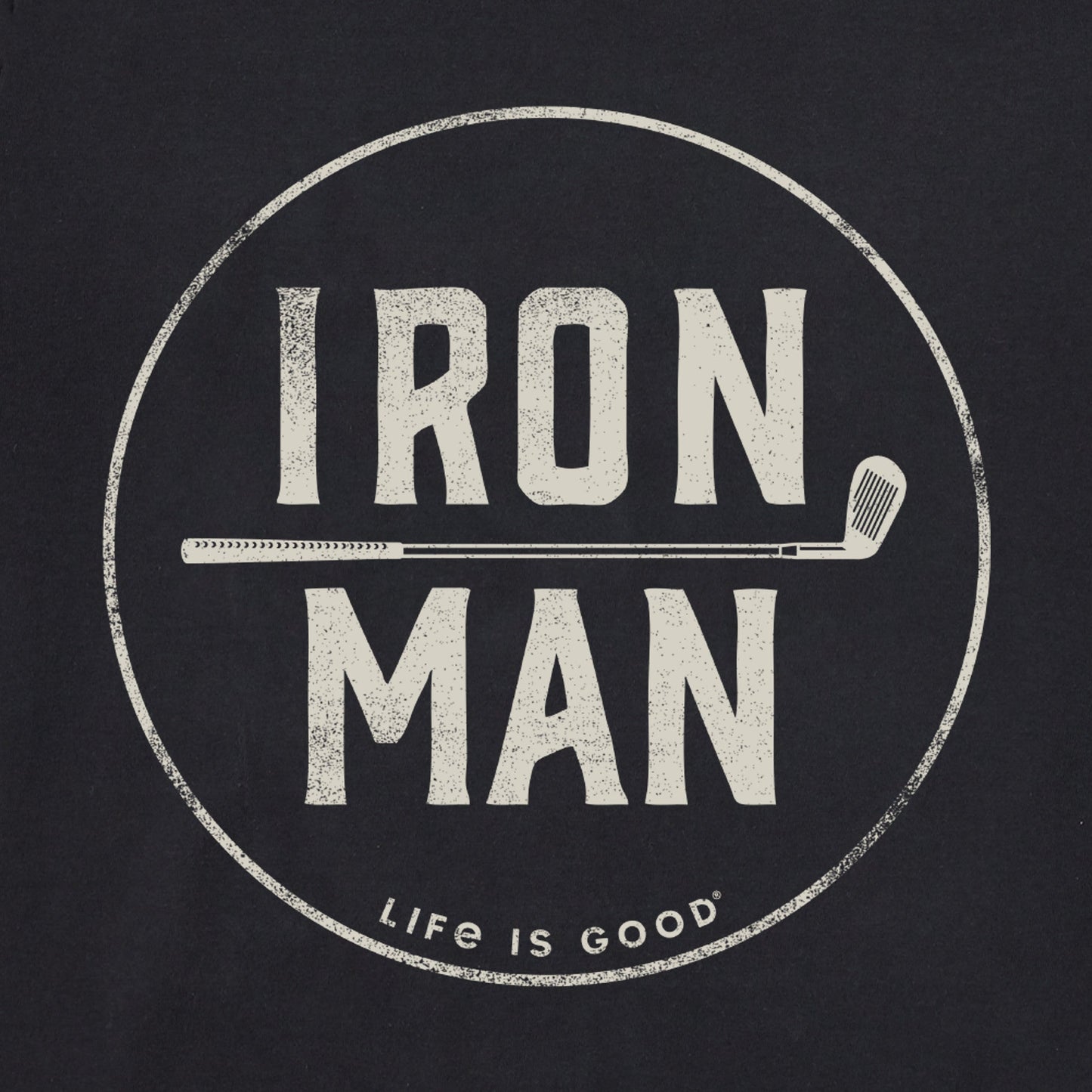 Men's Iron Man Golf Short Sleeve Tee