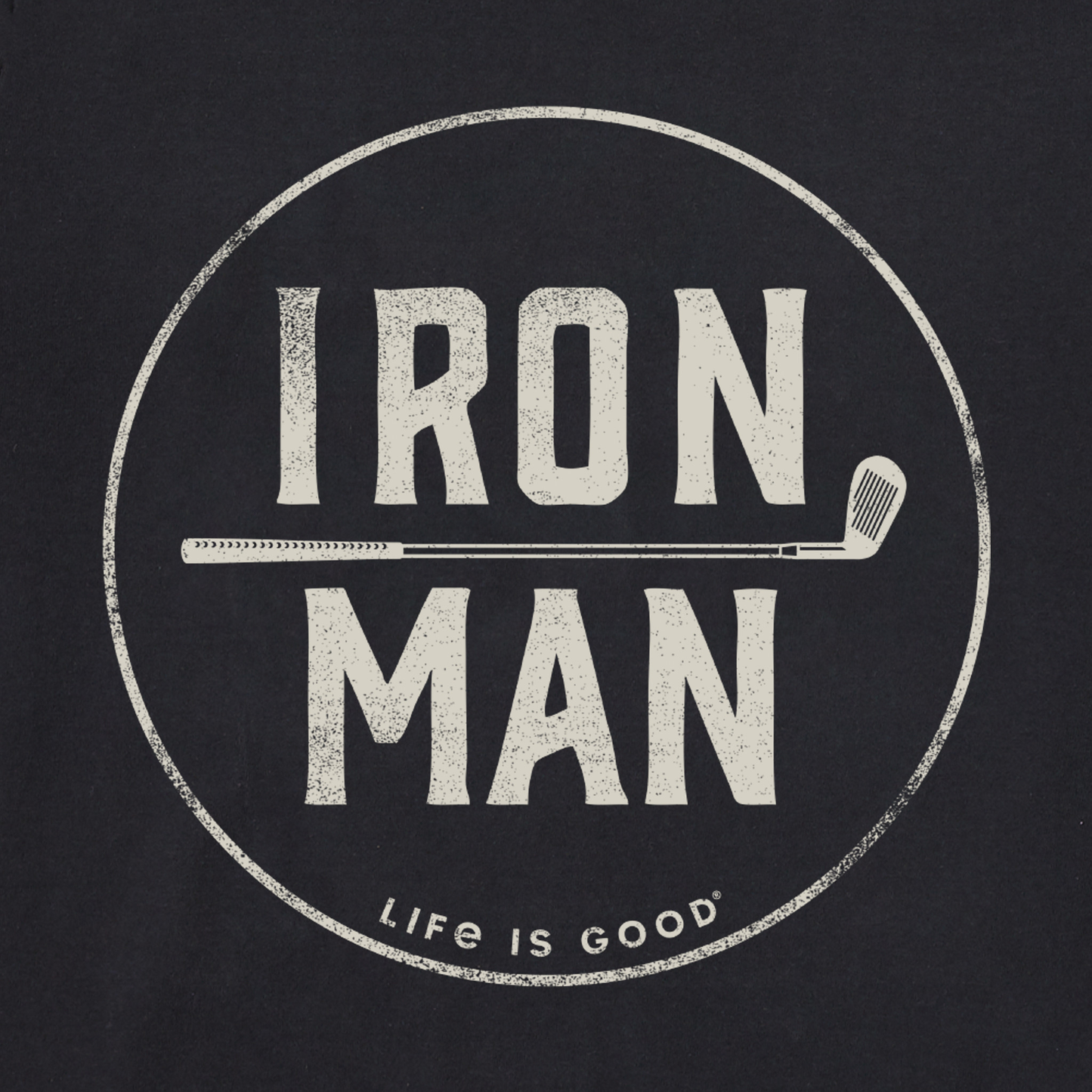 Men's Iron Man Golf Short Sleeve Tee