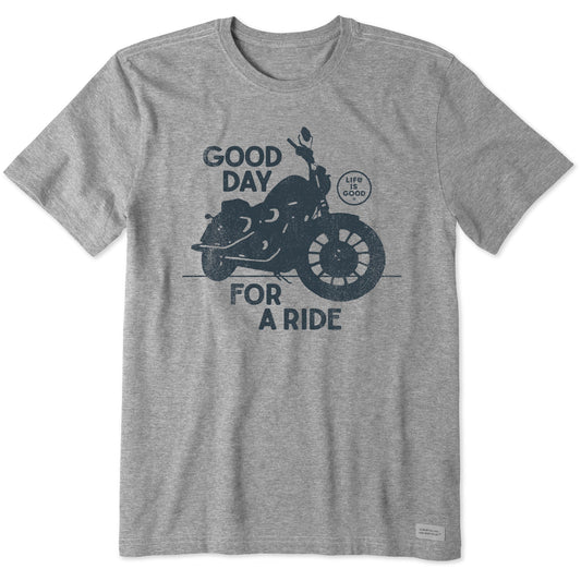 Men's Good Day for a Ride Motorcycle Short Sleeve Tee