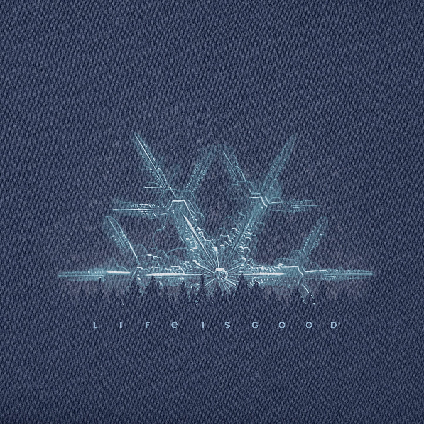 Women's Snowflakescape Short Sleeve Crusher Tee