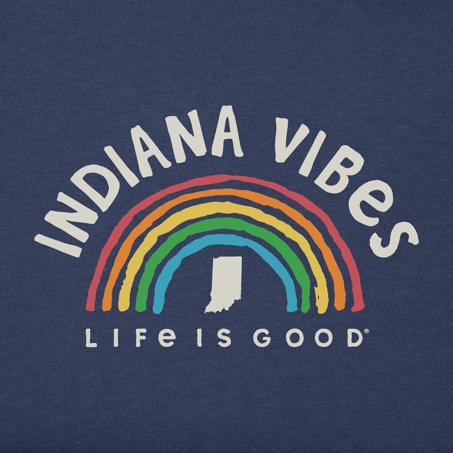 Men's Indiana Rainbow Vibes Short Sleeve Crusher Tee