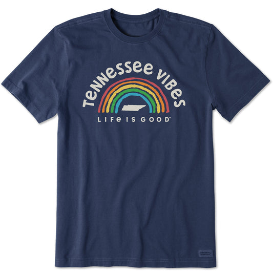 Men's Tennessee Rainbow Vibes Short Sleeve Crusher Tee