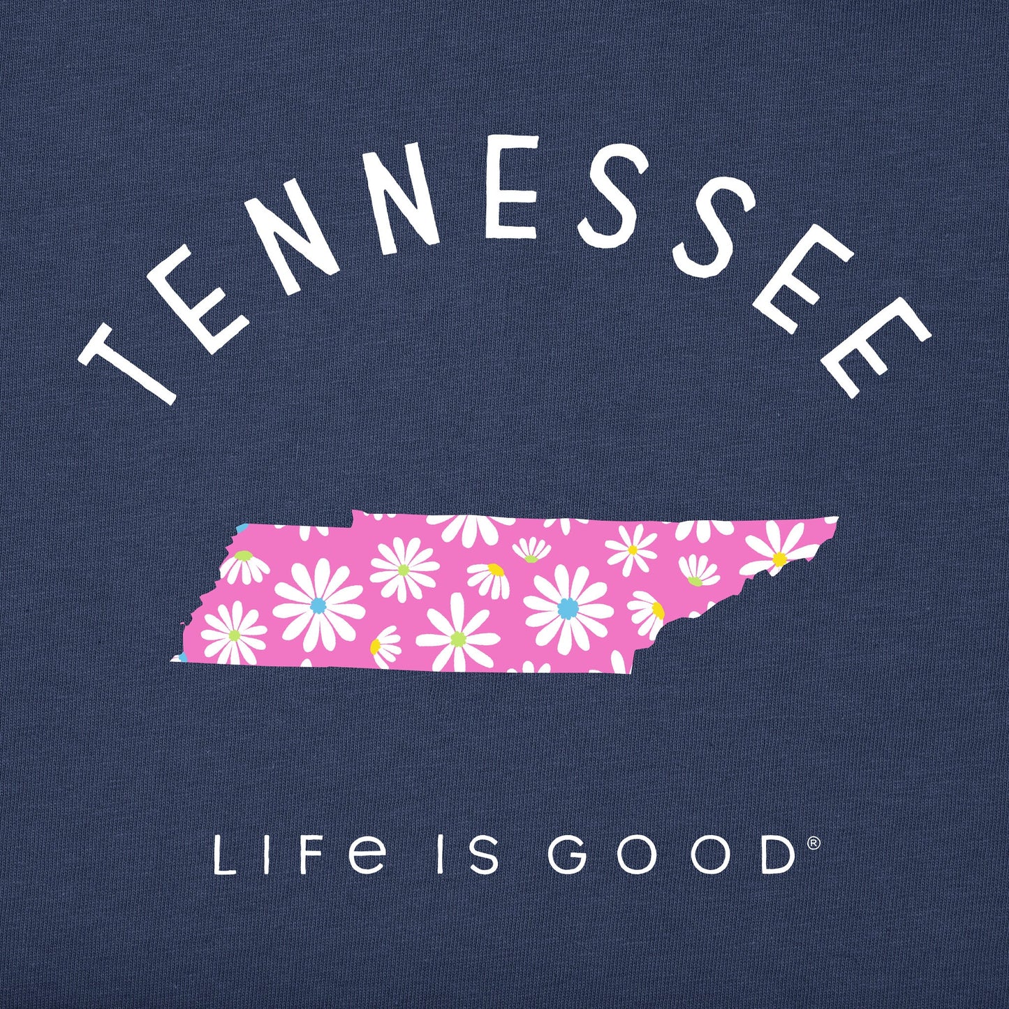 Women's Tennessee Daisies Short Sleeve Crusher Tee