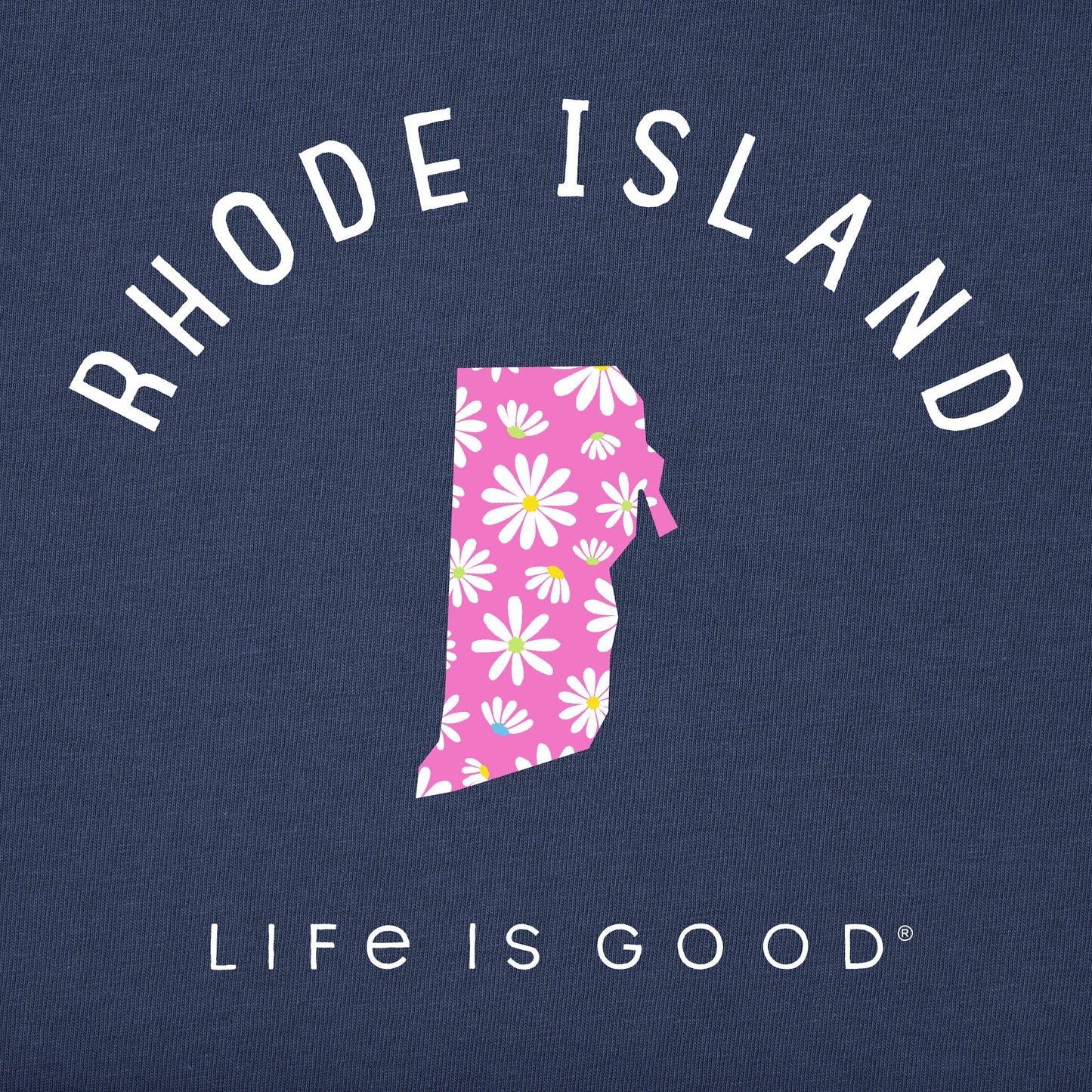 Women's Rhode Island Daisies Short Sleeve Crusher Tee