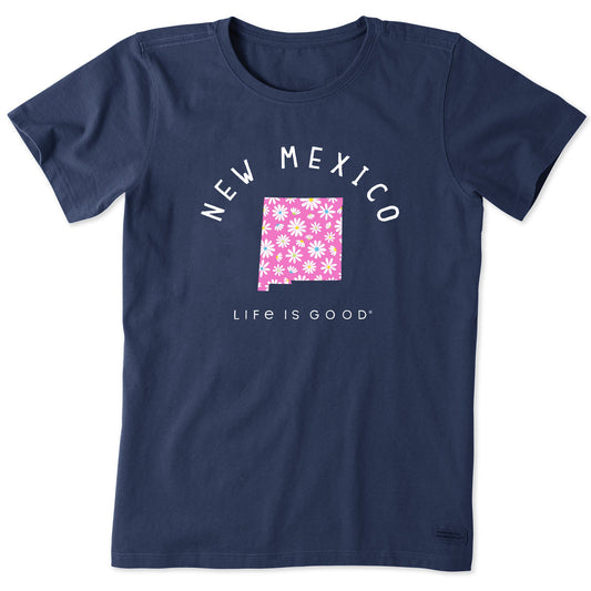 Women's New Mexico Daisies Short Sleeve Crusher Tee