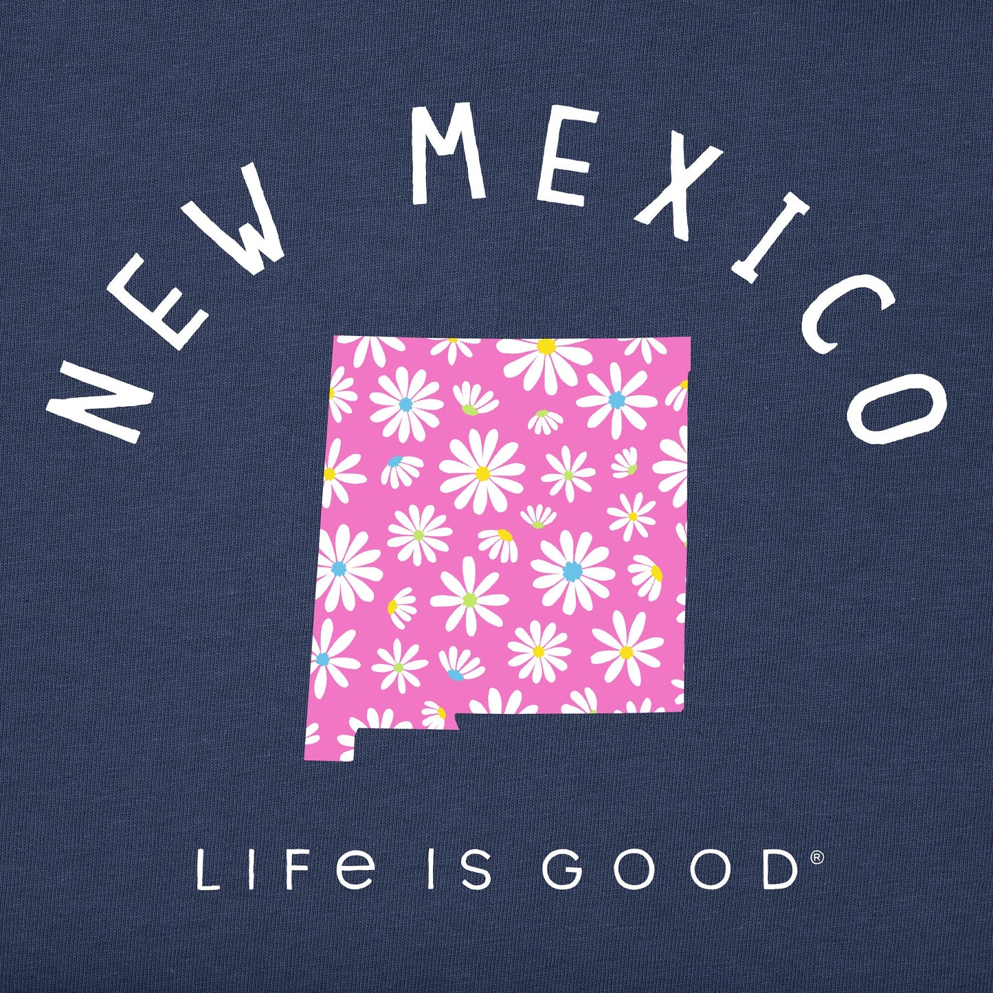 Women's New Mexico Daisies Short Sleeve Crusher Tee