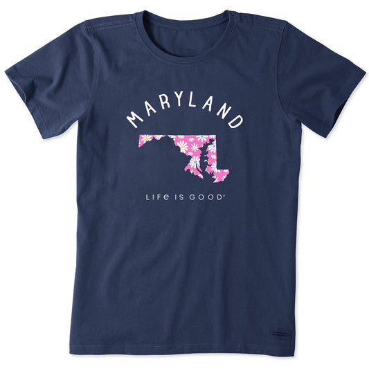 Women's Daisies Maryland Short Sleeve Crusher Tee