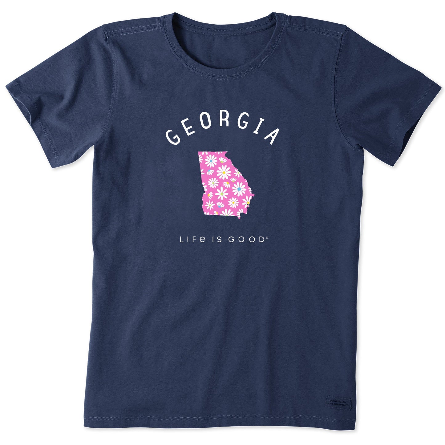 Women's Georgia Daisies Short Sleeve Crusher Tee