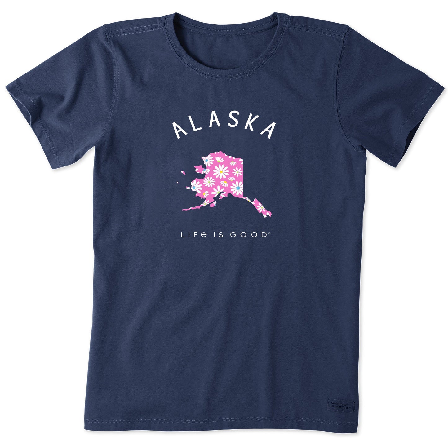 Women's Alaska Daisies Short Sleeve Crusher Tee
