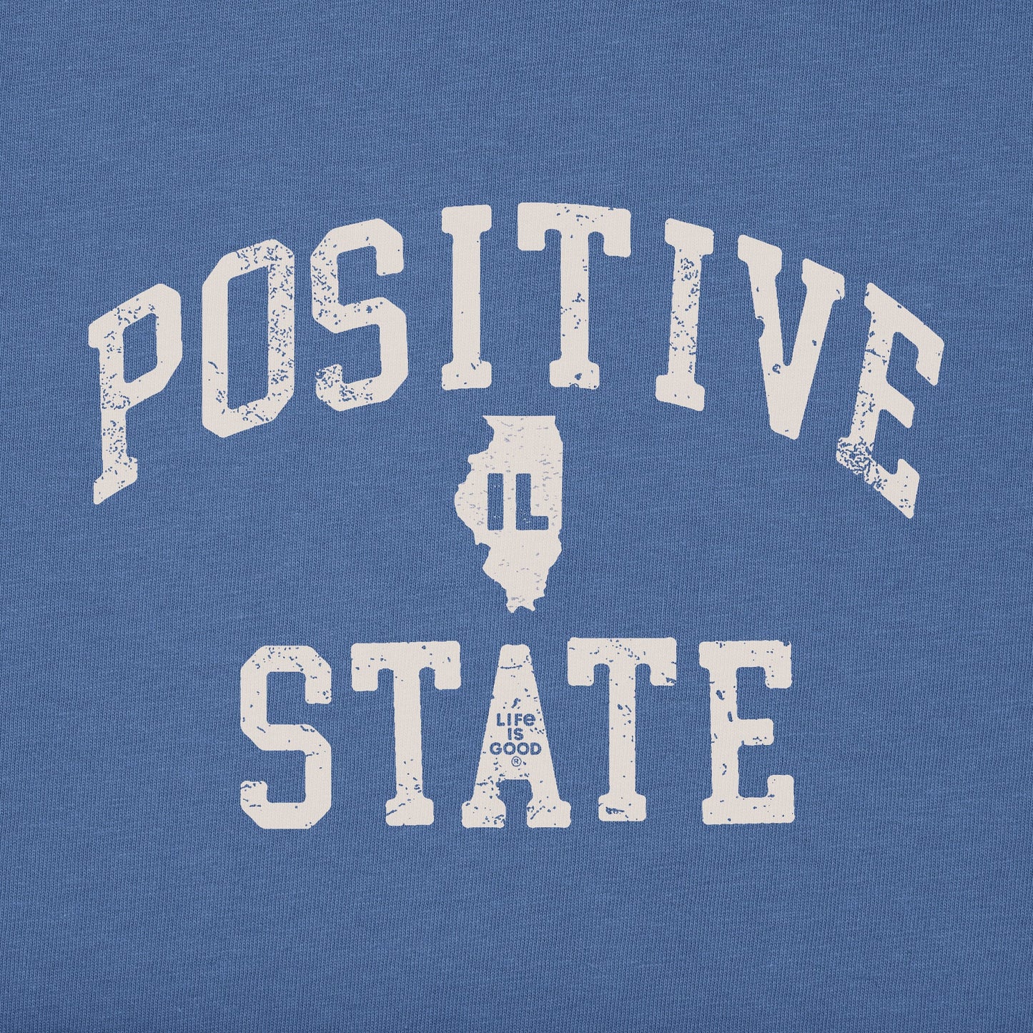 Men's Positive State Illinois Short Sleeve Crusher Tee