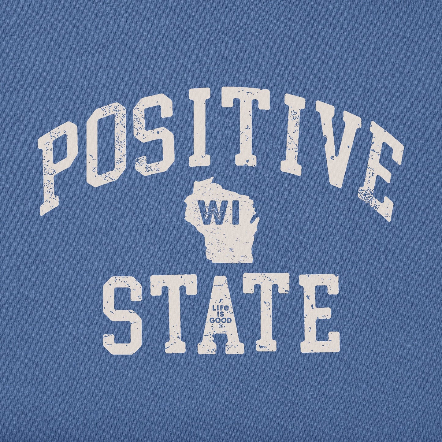 Women's Positive State Wisconsin Short Sleeve Crusher Tee
