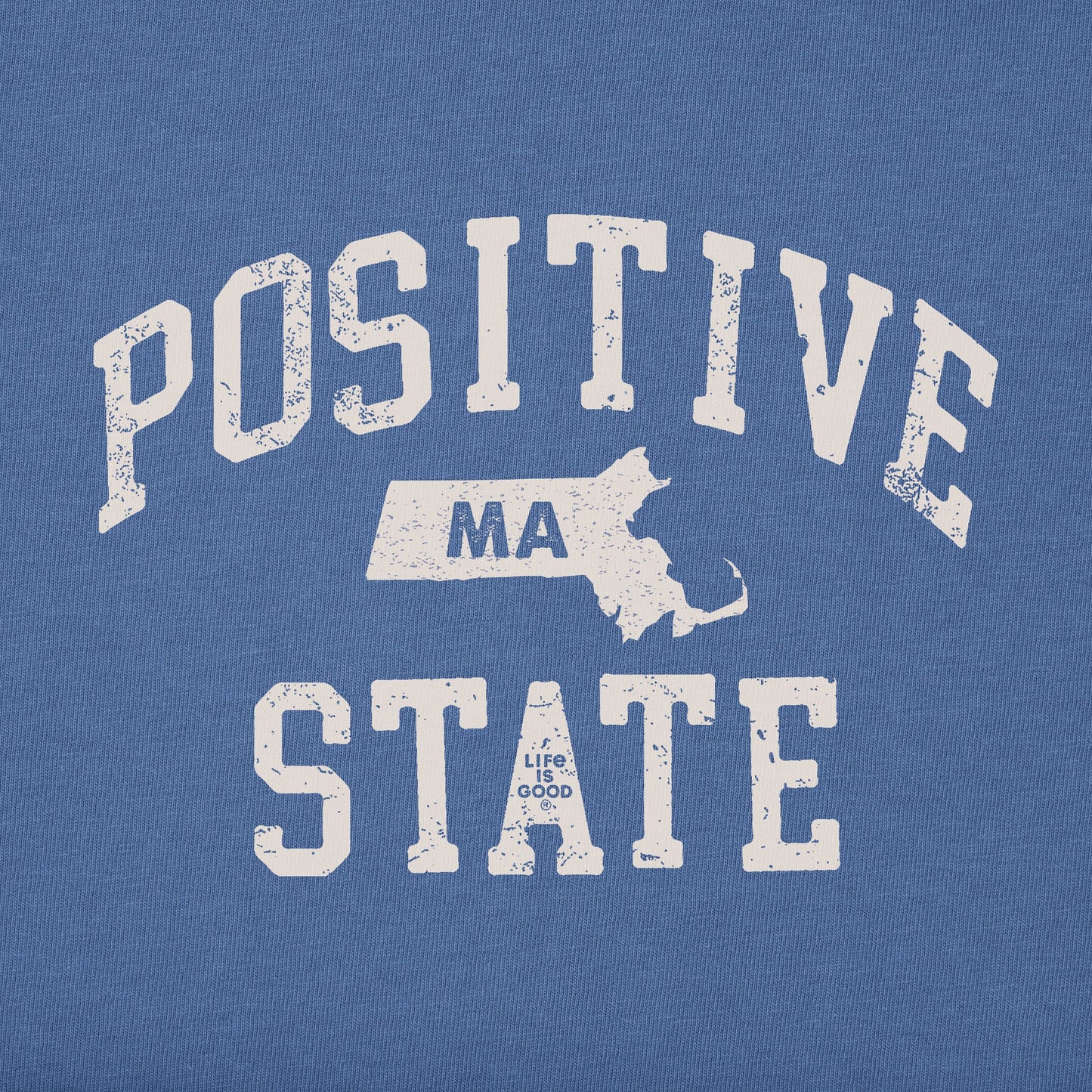 Men's Positive State Massachusetts Short Sleeve Crusher Tee