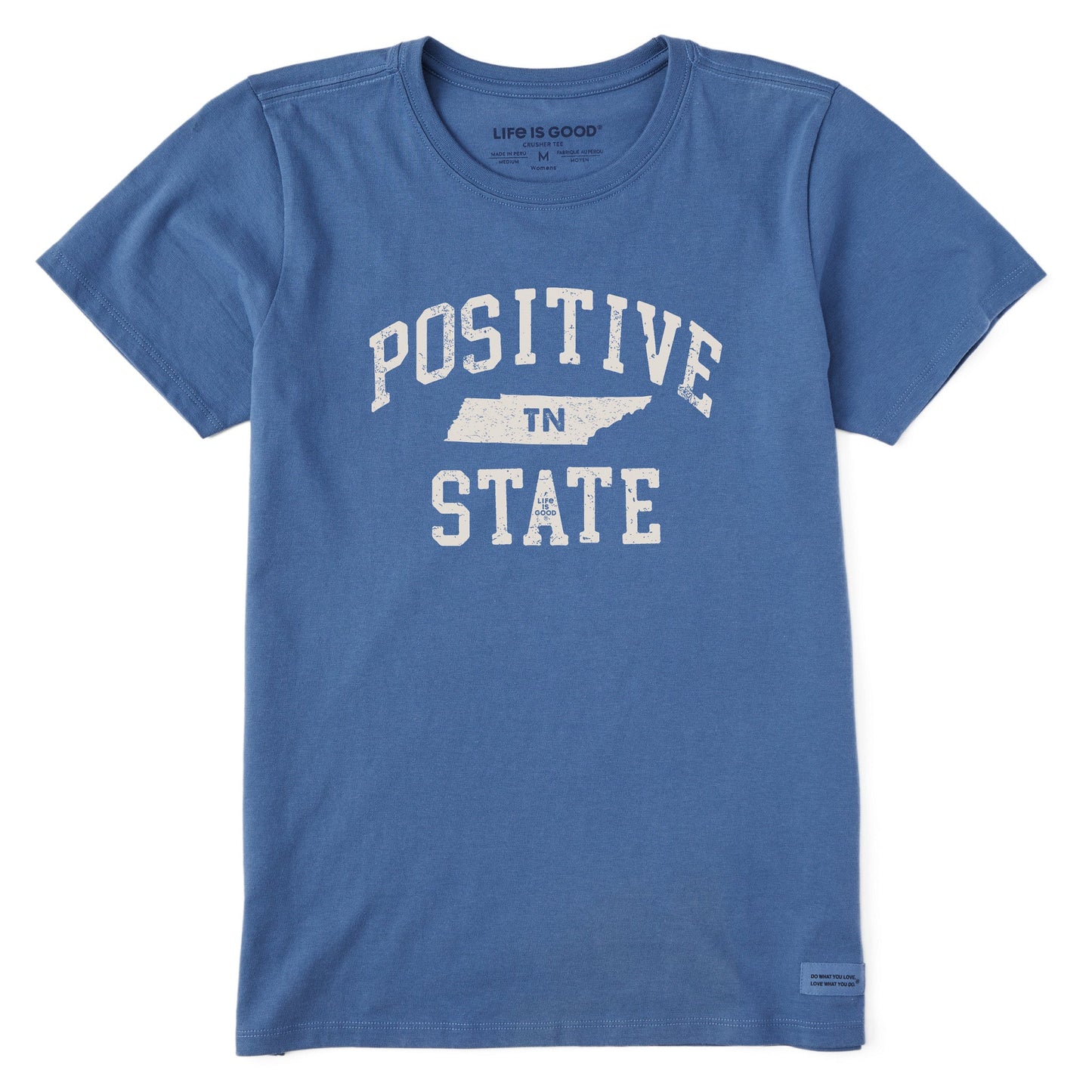 Women's Positive State Tennessee Short Sleeve Crusher Tee