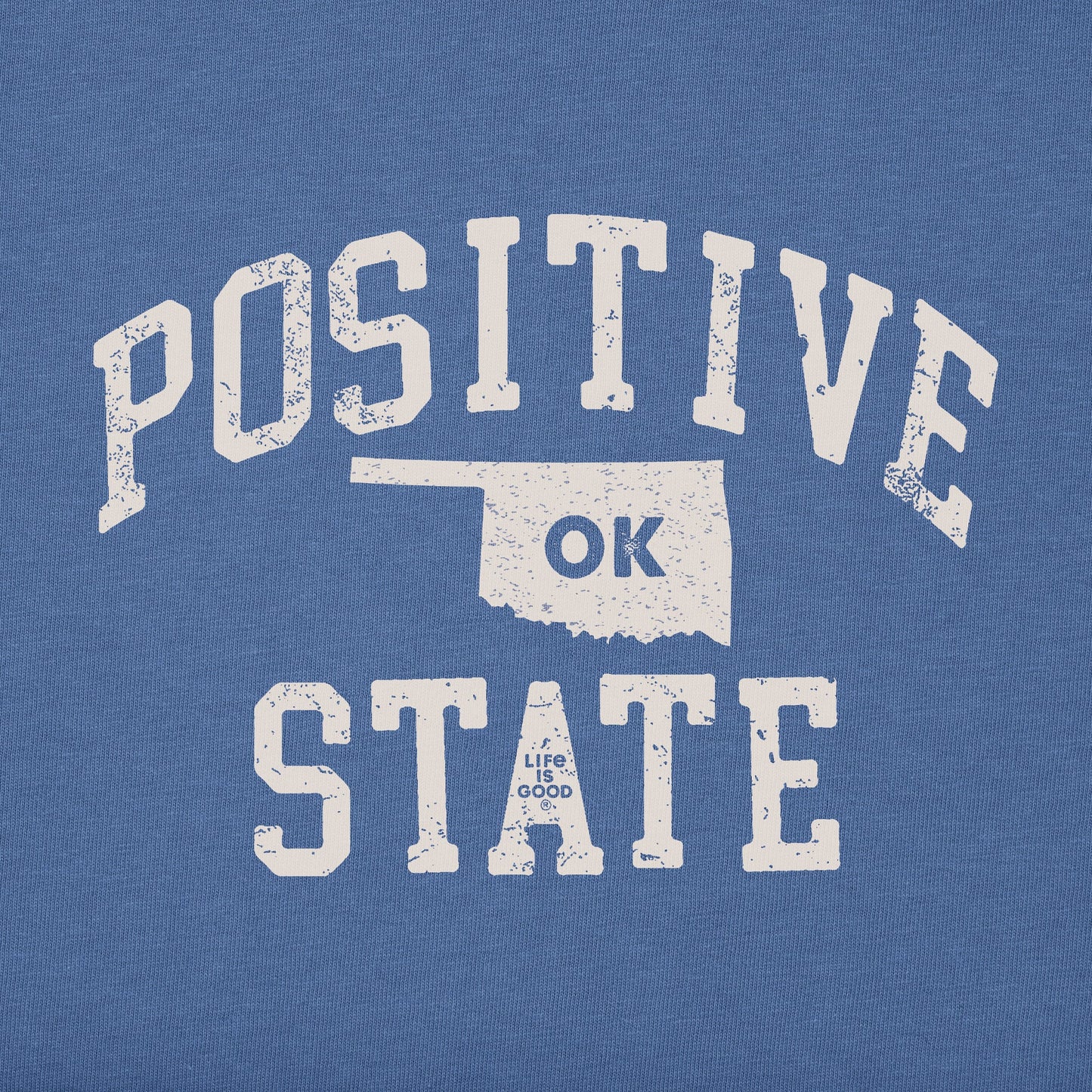 Women's Positive State Oklahoma Short Sleeve Crusher Tee