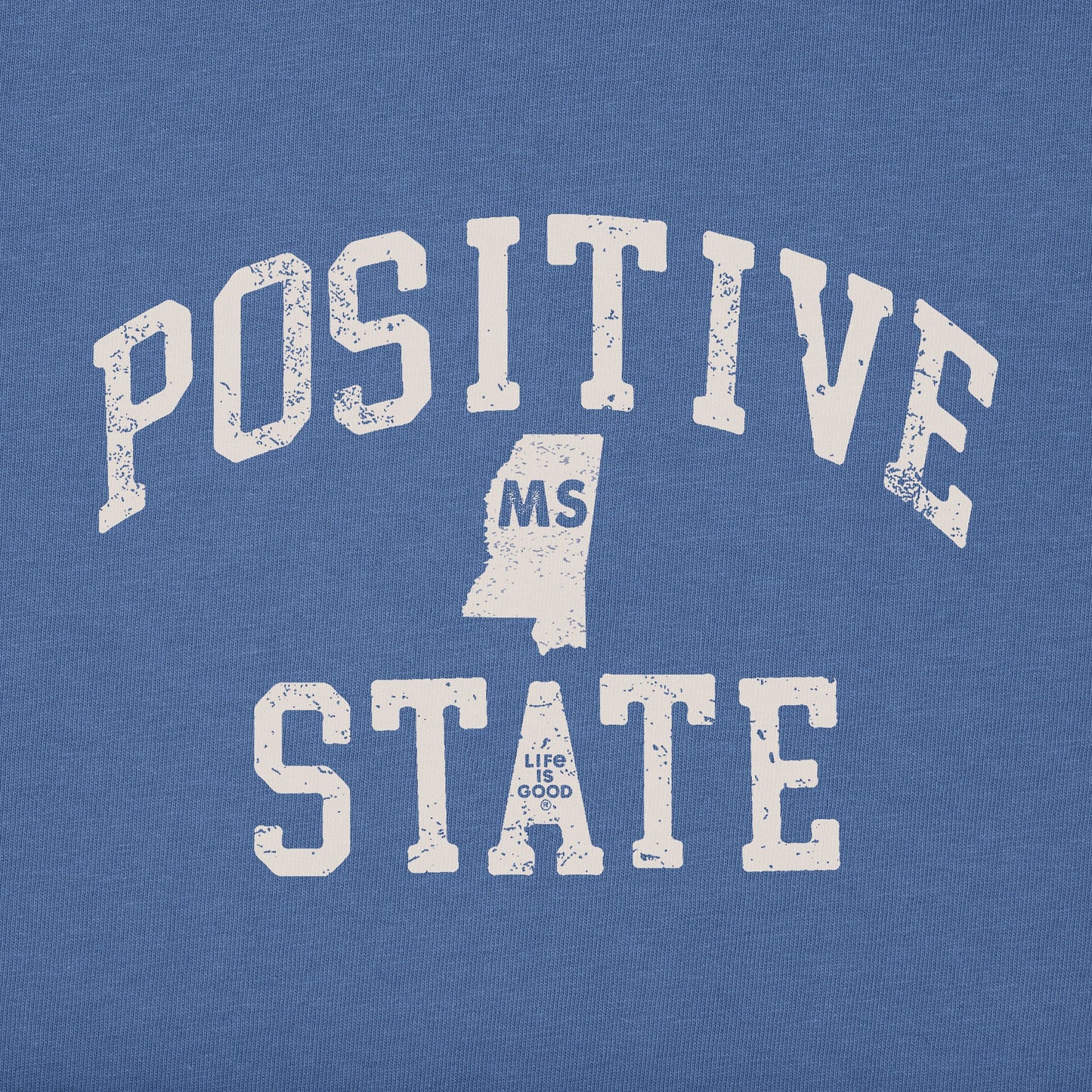 Women's Positive State Mississippi Short Sleeve Crusher Tee