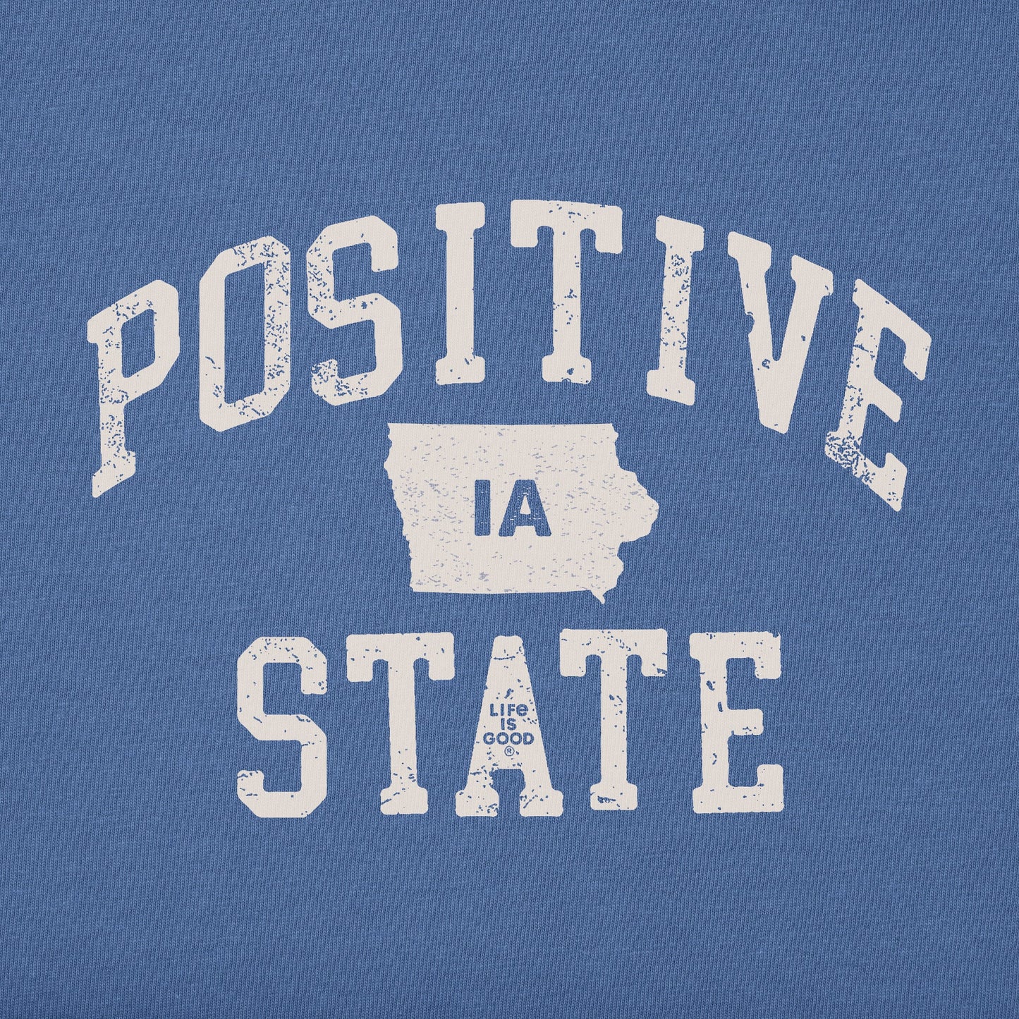 Women's Positive State Iowa Short Sleeve Crusher Tee