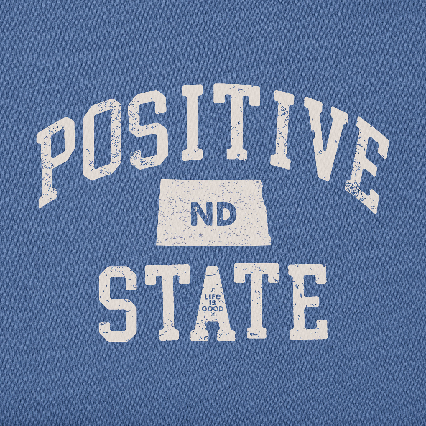 Men's Positive State North Dakota Short Sleeve Crusher Tee
