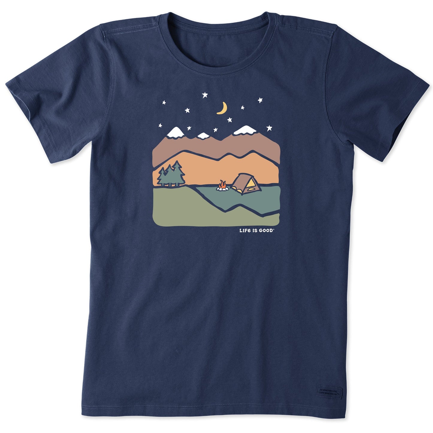 Women's Camp Mountain Vista Short Sleeve Crusher Tee