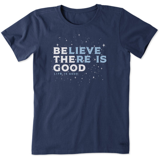 Women's Starry Be The Good Short Sleeve Crusher Tee