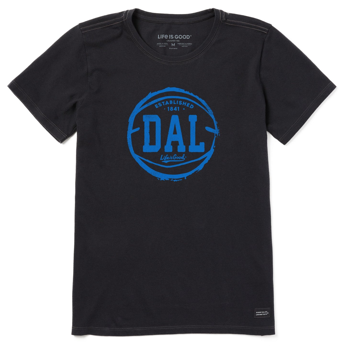 Women's Dallas Basketball Short Sleeve Crusher Tee