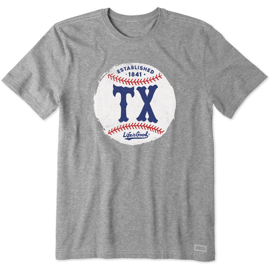 Men's Texas Baseball Short Sleeve Crusher Tee