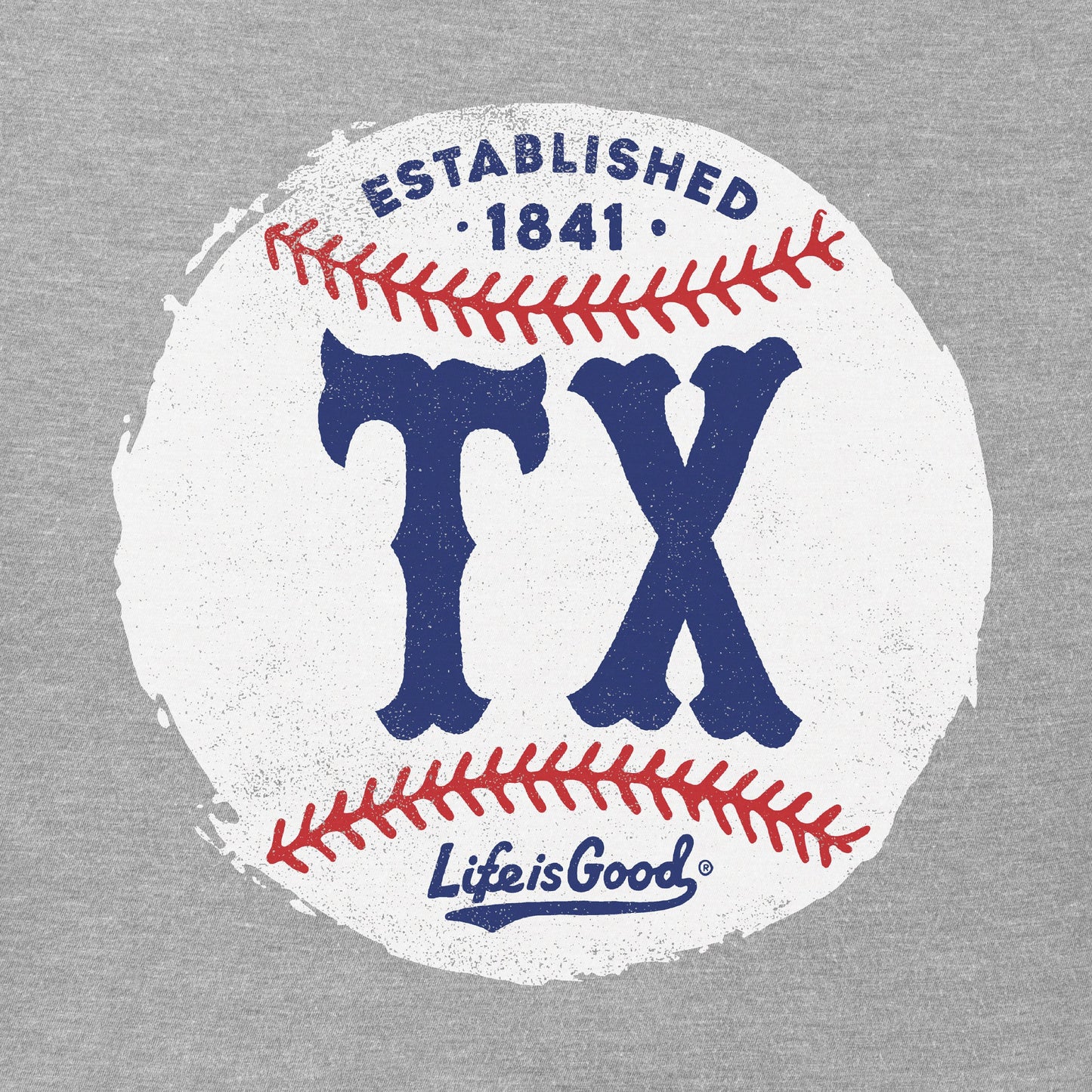 Men's Texas Baseball Short Sleeve Crusher Tee